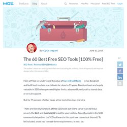 The 60 Best Free SEO Tools [100% Free]