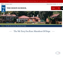 The 9th Terry Fox Run: Marathon of Hope