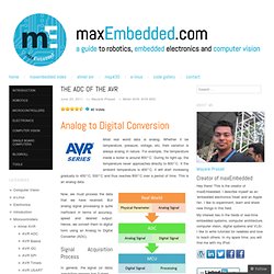 The ADC of the AVR « maxEmbedded