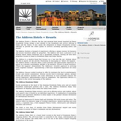 The Address Hotels + Resorts Emaar