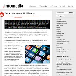 The Advantages of Mobile Apps