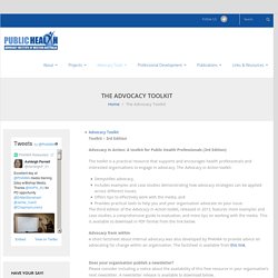 The Advocacy Toolkit