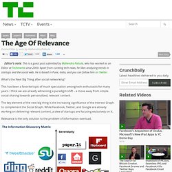 The Age Of Relevance