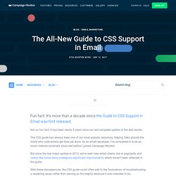 The All-New Guide to CSS Support in Email