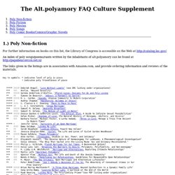 The Alt.Polyamory Cultural FAQ