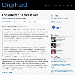 The Amazon Tablet is Real