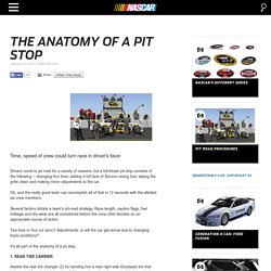 The anatomy of a pit stop
