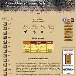 The Ancient Hebrew Letters