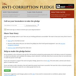 The Anti-Corruption Pledge