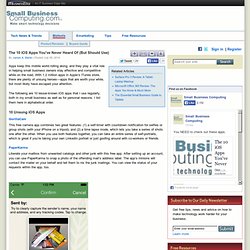 The 10 iOS Apps You've Never Heard Of (But Should Use)