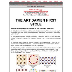 The Art Damien Hirst Stole