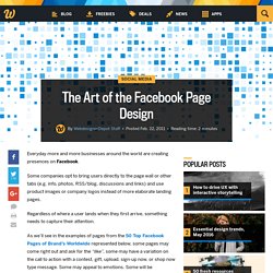 The Art of the Facebook Page Design