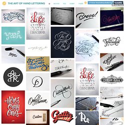 The art of hand lettering