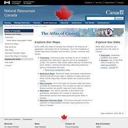 The Atlas of Canada - Home Page