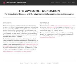 The Awesome Foundation : About Us