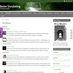 The Basics – Better Storytelling