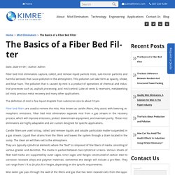 The Basics of a Fiber Bed Filter - Kimre Inc.