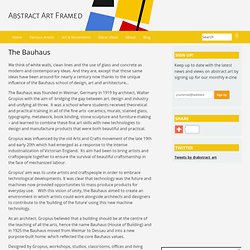 The Bauhaus Art Movement