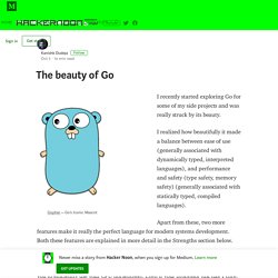 The beauty of Go