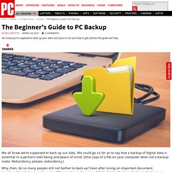 The Beginner's Guide to PC Backup