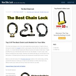 the best bike lock