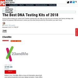 The Best DNA Testing Kits of 2018