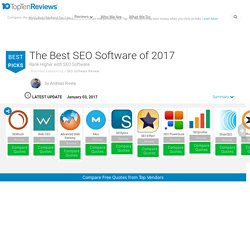 The Best SEO Software for 2017