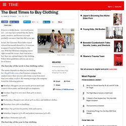 The Best Times to Buy Clothing