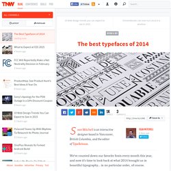 The Best Typefaces of 2014