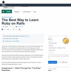 The Best Way to Learn Rails
