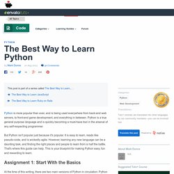 The Best Way to Learn Python