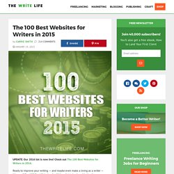 The 100 Best Websites for Writers in 2015