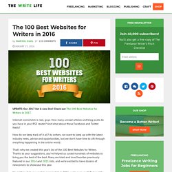 The 100 Best Websites for Writers in 2016