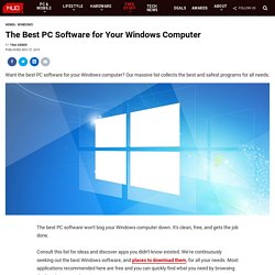 The Best Windows Software