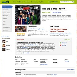 The Big Bang Theory TV Series (2007 - 2013)