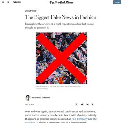 The Biggest Fake News in Fashion