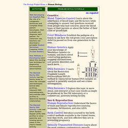 The Biology Project: Human Biology