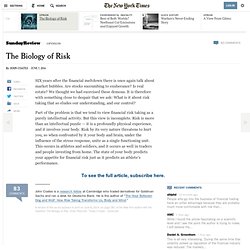 The Biology of Risk