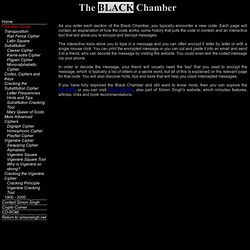 The Black Chamber - Chamber Guide