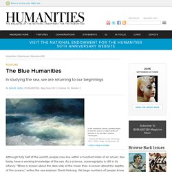 The Blue Humanities