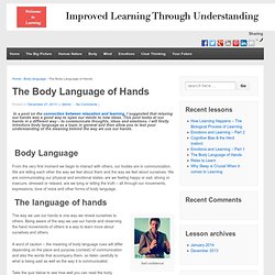 The Body Language of Hands