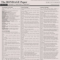 The BONDAGE Paper` galleries