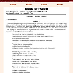 The Book of Enoch, Section I
