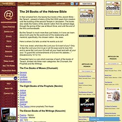 The 24 Books of the Hebrew Bible