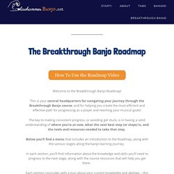 The Breakthrough Banjo Roadmap