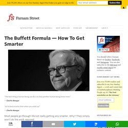 The Buffett Formula