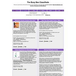 The Busy Bee Classifieds