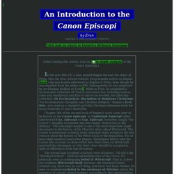 The Canon Episcopi