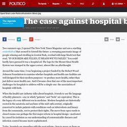 The case against hospital beds