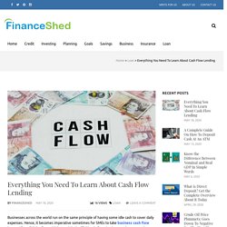 The Cash Flow Lending For SME Business